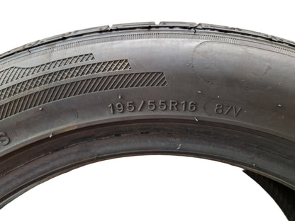 Churchill Tyre 195/55/R16 87V RCB008 Genuine ~6mm Tread