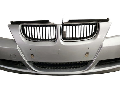 BMW 320d E90 Saloon Complete Front Bumper in Titanium Silver 354