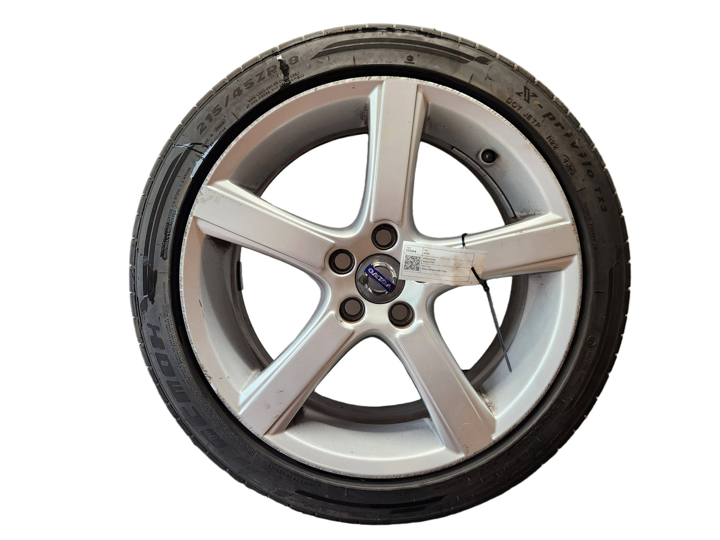 Volvo V50 MK2 FL (MW) 18" Alloy Wheel with Tyre 215/45/18 ~6mm
