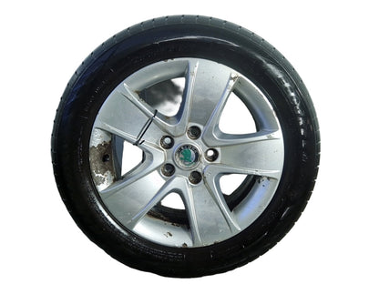 Skoda Octavia MK2 FL - 1Z 16" Alloy Wheel with Tyre ~7mm 205/55/16 1Z0601025T