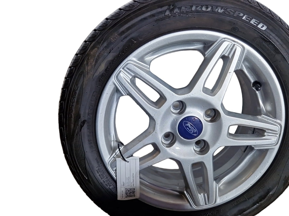 Ford Fiesta MK7 15" Alloy Wheel with Tyre 195/55/15 ~6mm C1BC-1007-BB