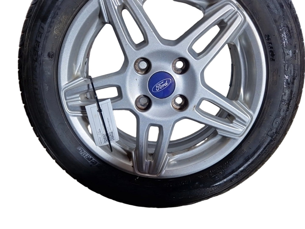 Ford Fiesta MK7 15" Alloy Wheel with Tyre 195/55/15 ~6mm C1BC-1007-BB