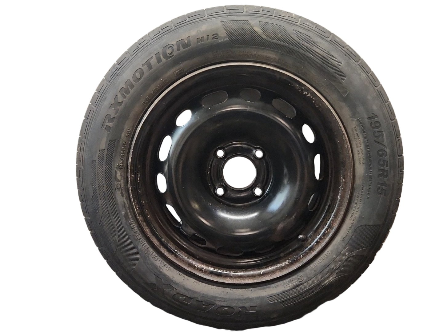 Peugeot Partner B9 Cargo Van 15" Steel Wheel with Tyre 195/65/15 ~4mm