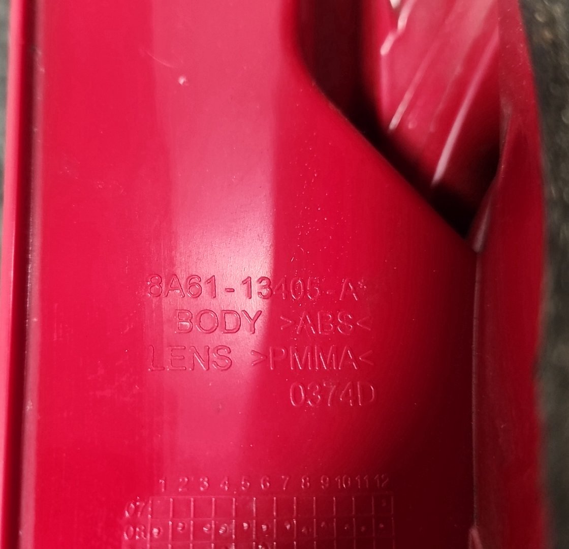 2009 Ford Fiesta MK7 (B299) Genuine Rear Left Passenger Tail Light 8A61-13405-A