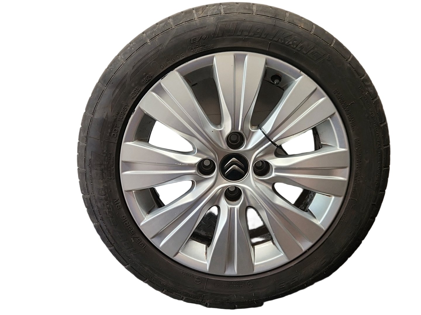 Citroen C3 Picasso MK1 FL (MY10) 16" Alloy Wheel with Tyre 195/55/16 ~5mm