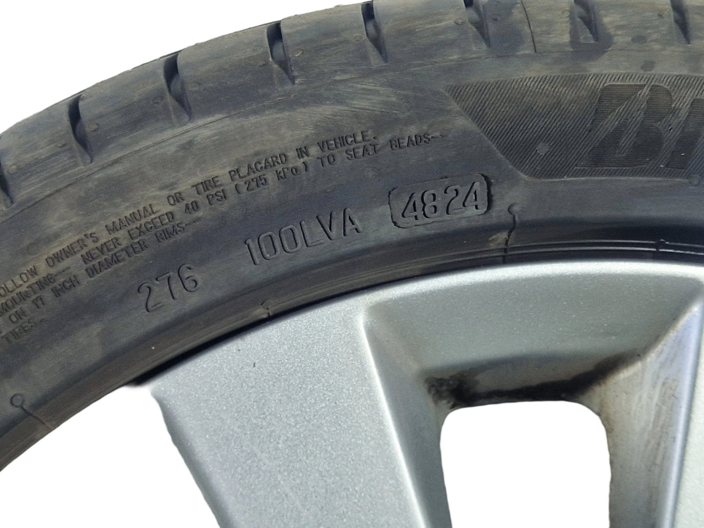 Honda Civic MK9 (FK27) 17" Alloy Wheel with Tyre 225/45/17 ~7mm
