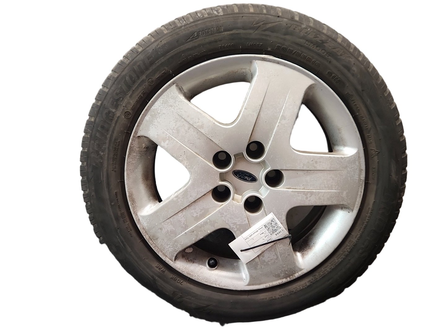 Ford C-Max MK1 FL (C214) MPV 16" Steel Wheel with Tyre 205/55/16 ~3mm