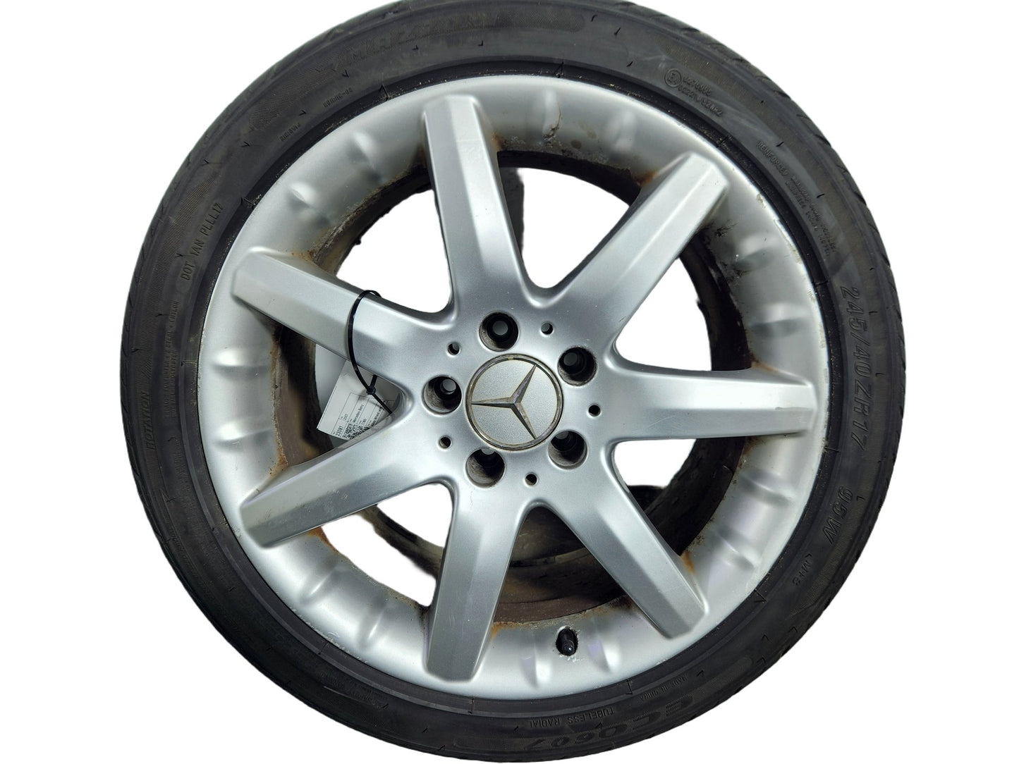 Mercedes C-Class W203 (FL) 17" Alloy Wheel with Tyre 245/40/17 ~7mm A2034012402
