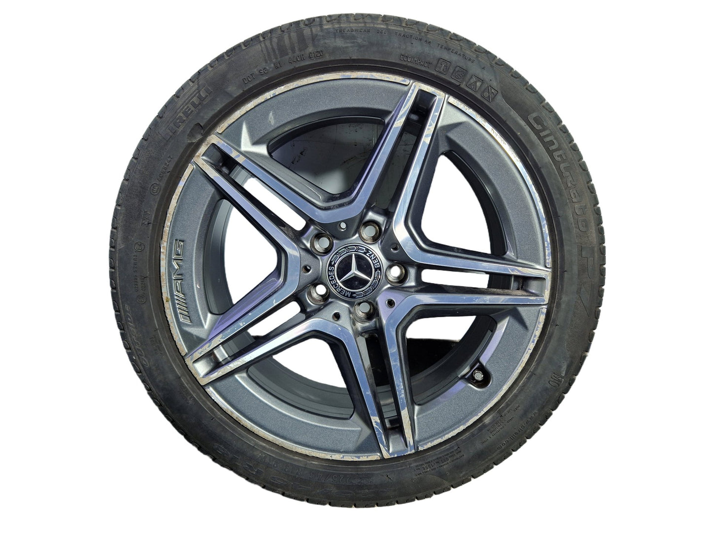 Mercedes-Benz A-Class W177 18" Alloy Wheel with Tyre 225/45/18 ~4mm A1774011500