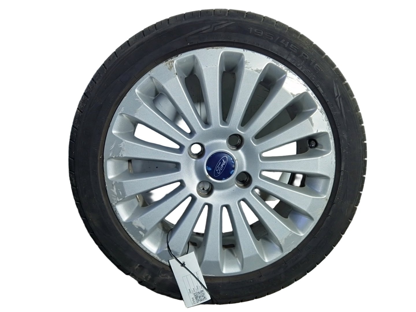 2009 Ford Fiesta MK7 Alloy Wheel with Tyre 195/45/16 ~6mm 8V21-1007-HA