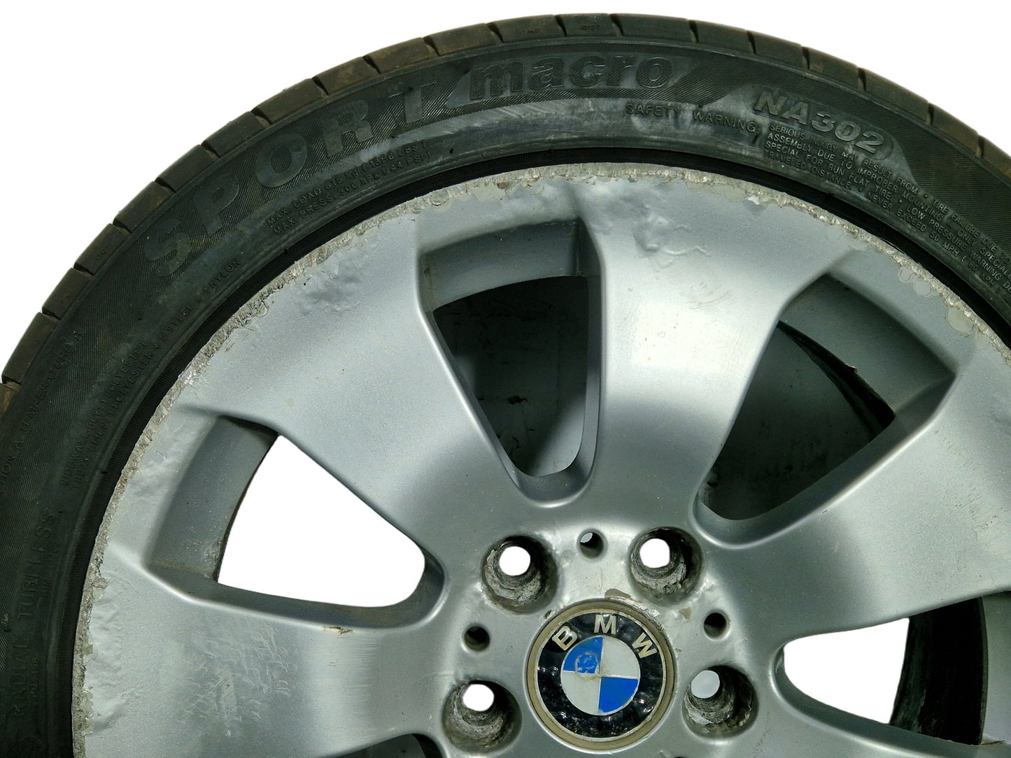 BMW 3 Series E90 17" Alloy Wheel with Tyre 225/45/17 ~2mm 6764622