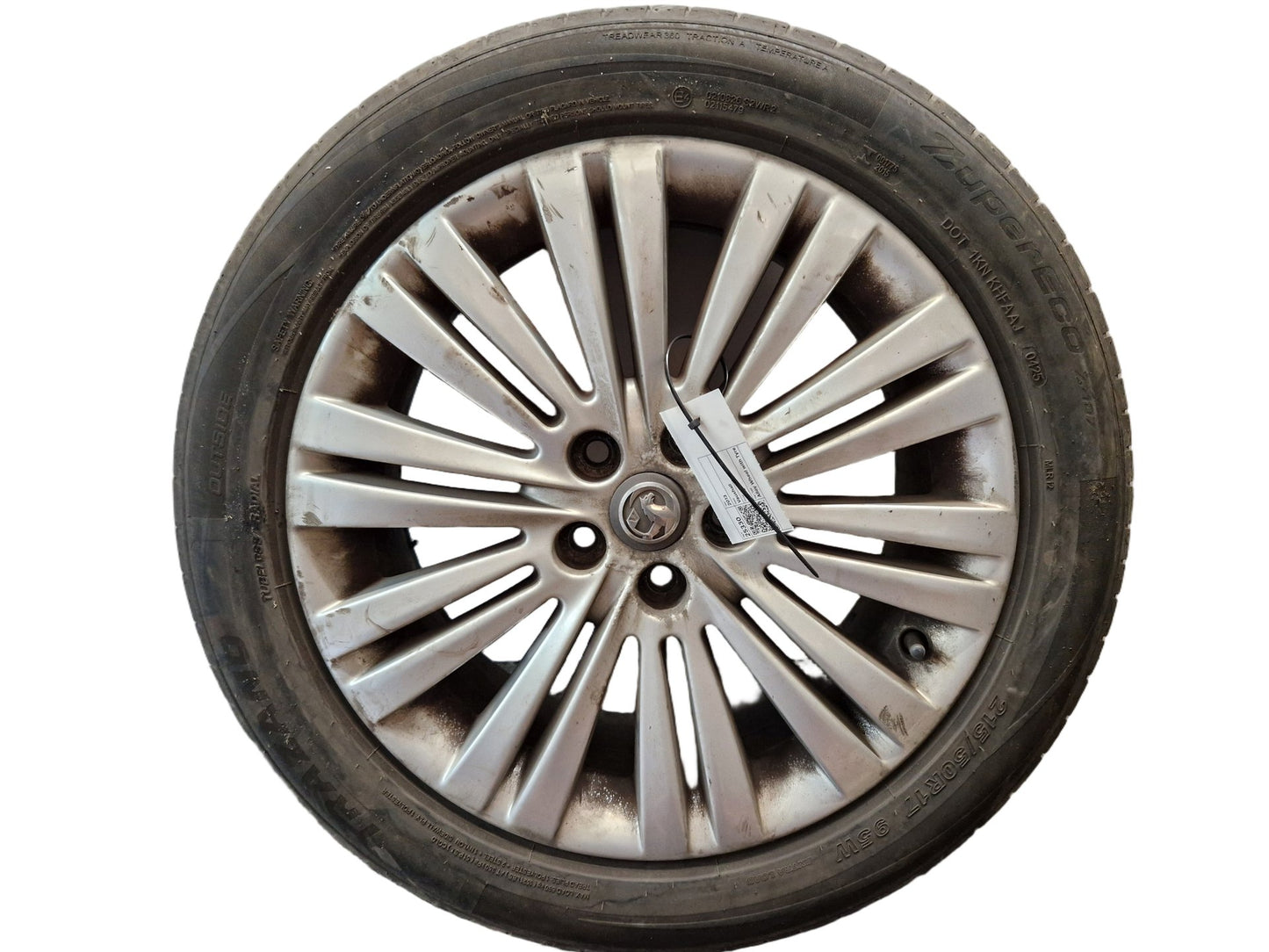 Vauxhall Astra MK6 (J) (A3400) 17" Alloy Wheel with Tyre 215/50/17 ~6mm
