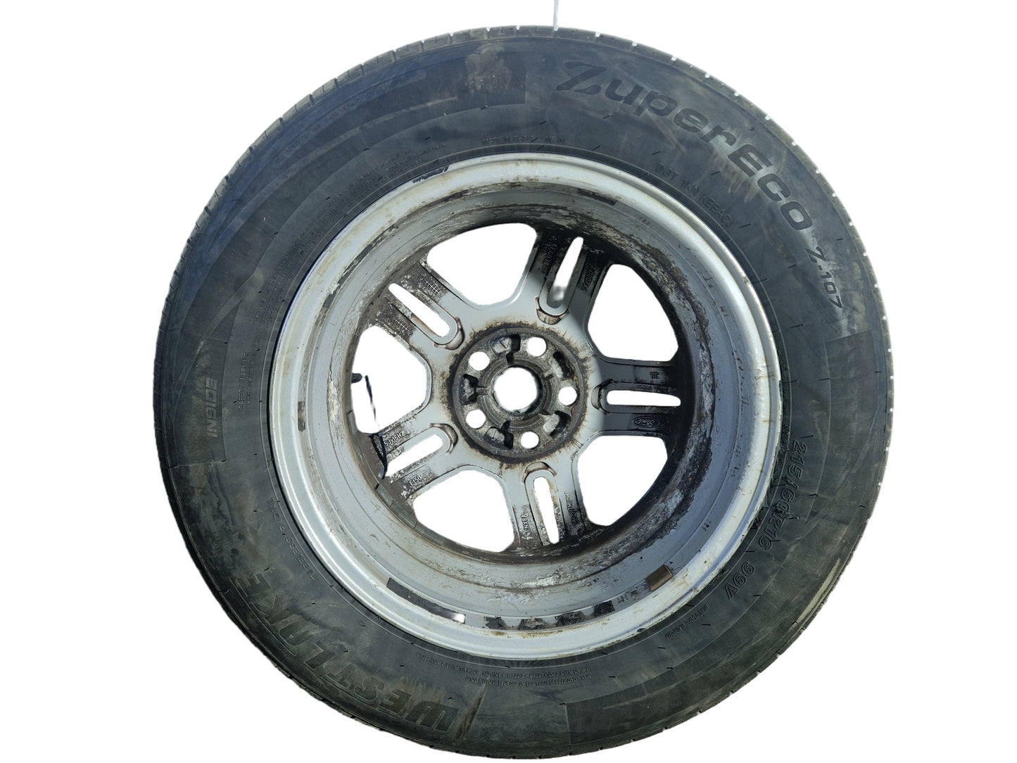 Ford S-Max MK1 (CD340) 16" Alloy Wheel with Tyre 215/60/16 6mm AM2J1007AA