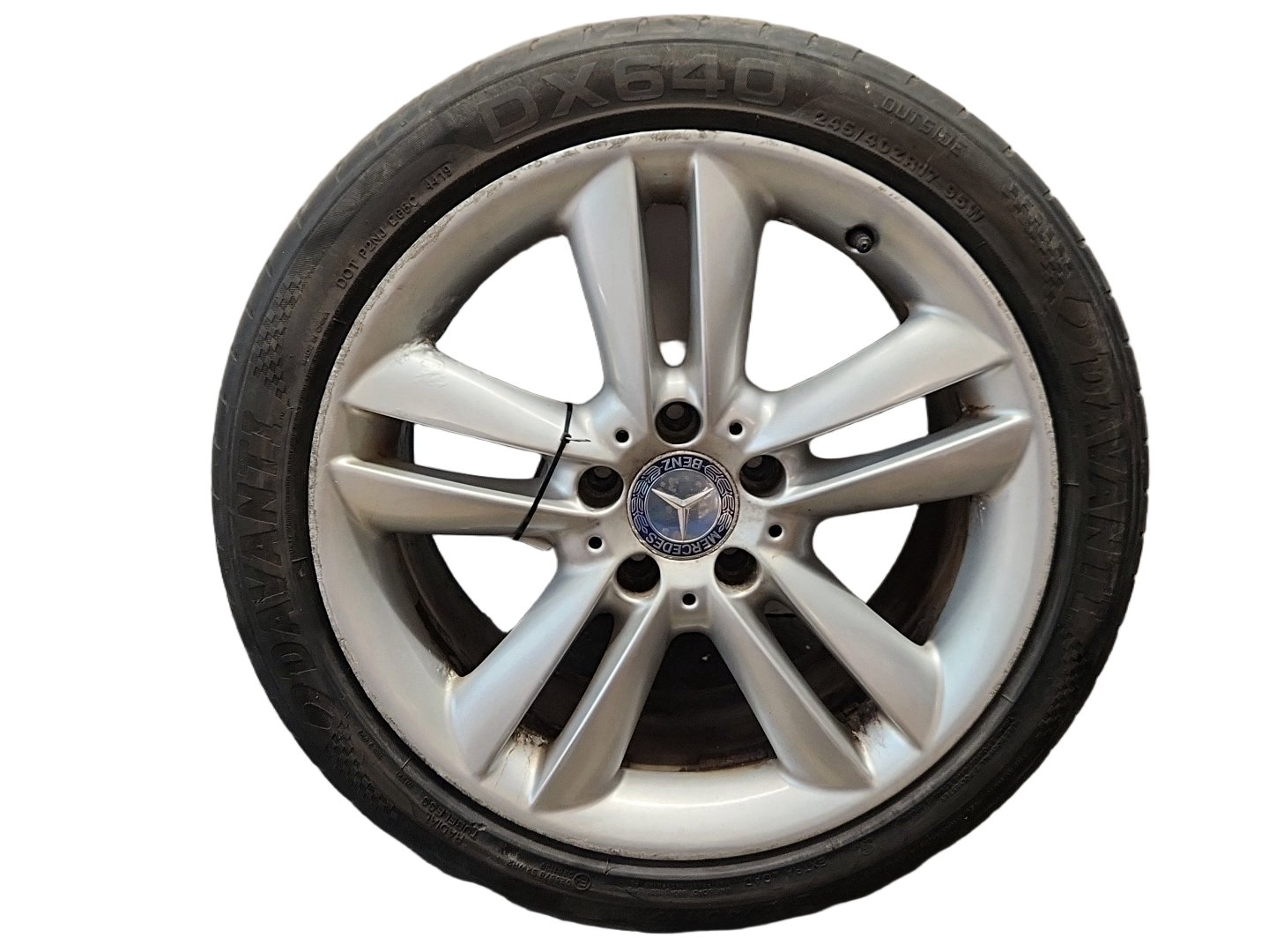 Mercedes CLK-Class C209 17" Alloy Wheel with Tyre 245/40/17 ~3mm A2094014302