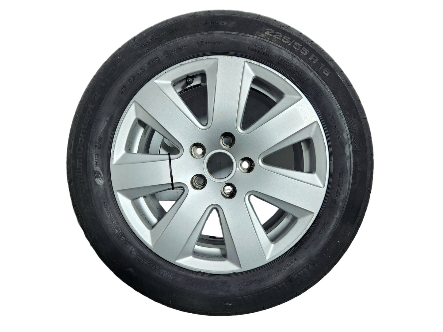 Audi A6 MK3 (C6) Estate 16" Alloy Wheel with Tyre 225/55/16 ~3mm 4F0601025AJ