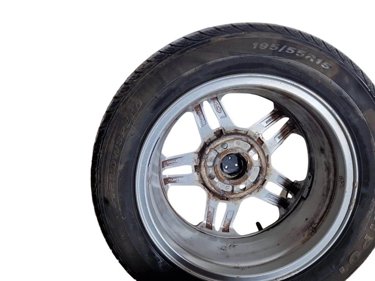 Ford Fiesta MK7 15" Alloy Wheel with Tyre 195/55/15 ~6mm C1BC-1007-BB