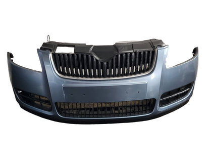 Skoda Fabia 5J Hatchback Complete Front Bumper in Grey 5T/ F5X