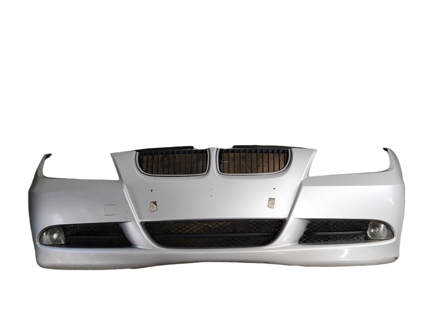 BMW 320d E90 Saloon Complete Front Bumper in Titanium Silver 354