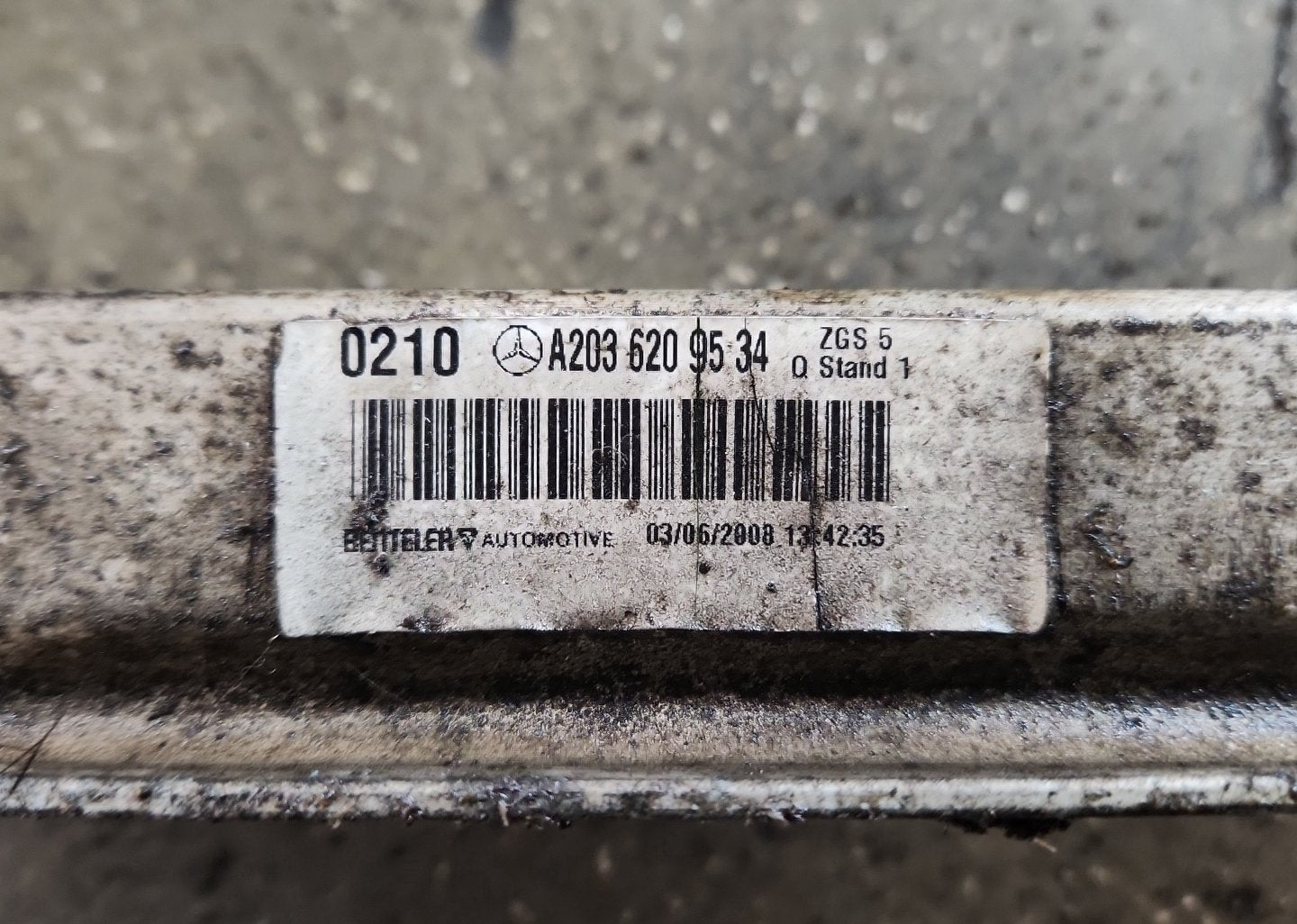 Mercedes CLC180 CLC-Class W203 Coupe Front Bumper Bar Reinforcement A2036209534