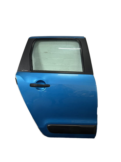 Citroen C3 Picasso MK1 (MY10) Rear Right O/S Driver Complete Door in Blue