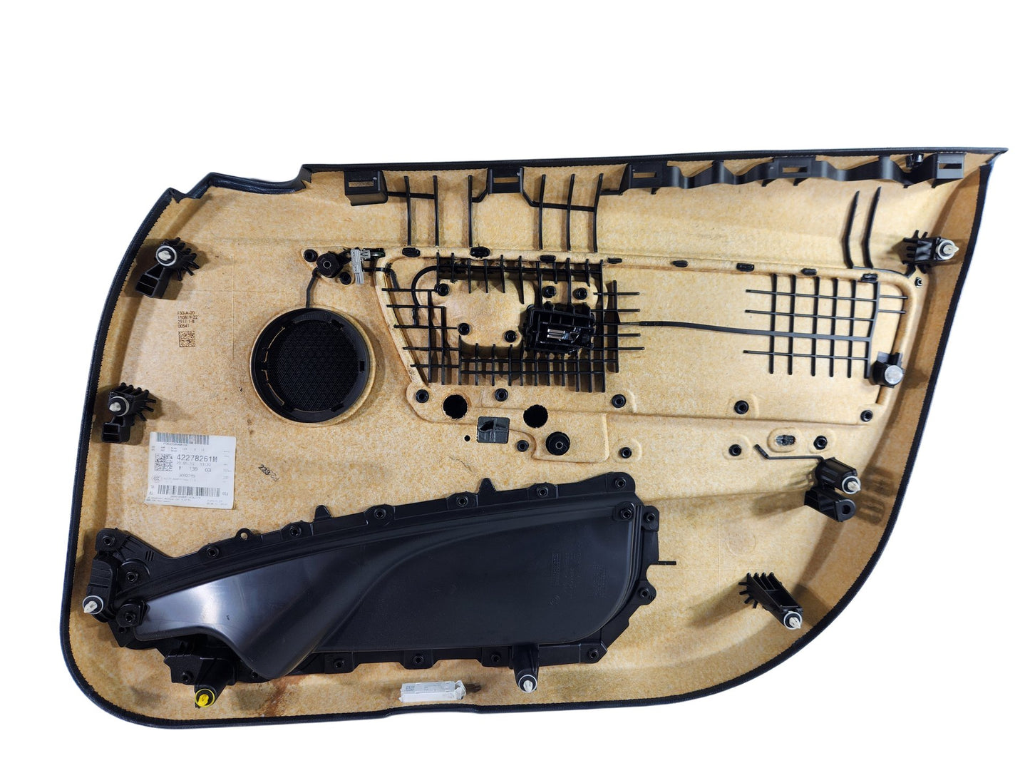 BMW 3 series F30 front left door card panel black leather