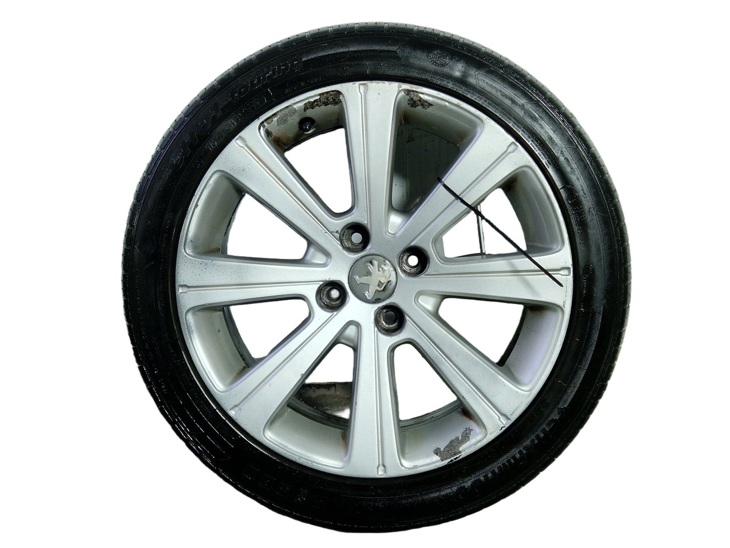 Peugeot 308 MK1 (T7) 17" Alloy Wheel with Tyre 225/45/17 ~3mm 9673707777