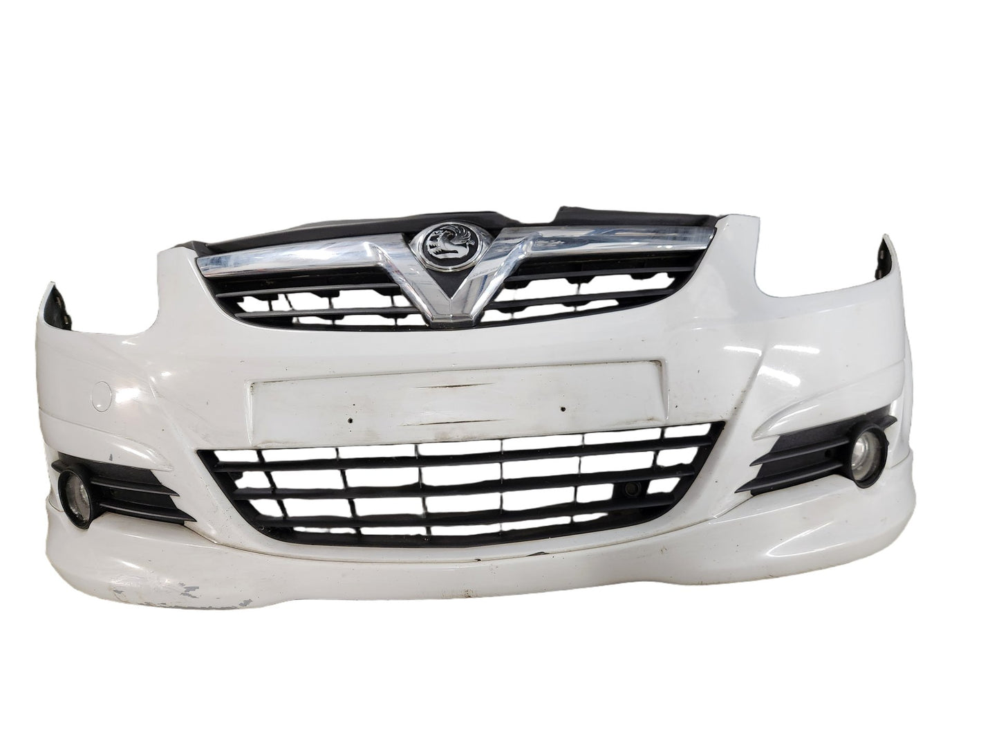 Vauxhall Corsa MK3 (D) (4400) Hatchback Complete Front Bumper in White GFO