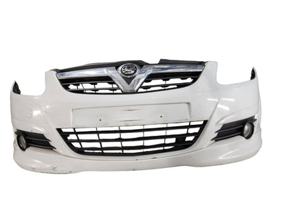 Vauxhall Corsa MK3 (D) (4400) Hatchback Complete Front Bumper in White GFO