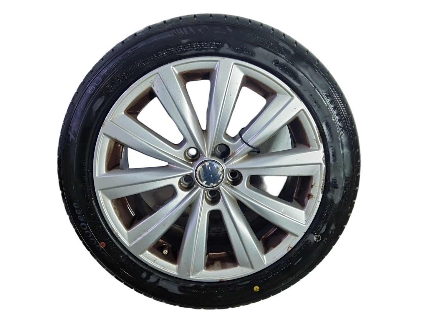 Volkswagen Polo MK5 (6R) 16" Alloy Wheel with Tyre 215/45/16 ~7mm 8R0601025K