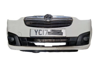 Vauxhall Combo MK3 (D) (61VO) Cargo Van Complete Front Bumper in White 5PU