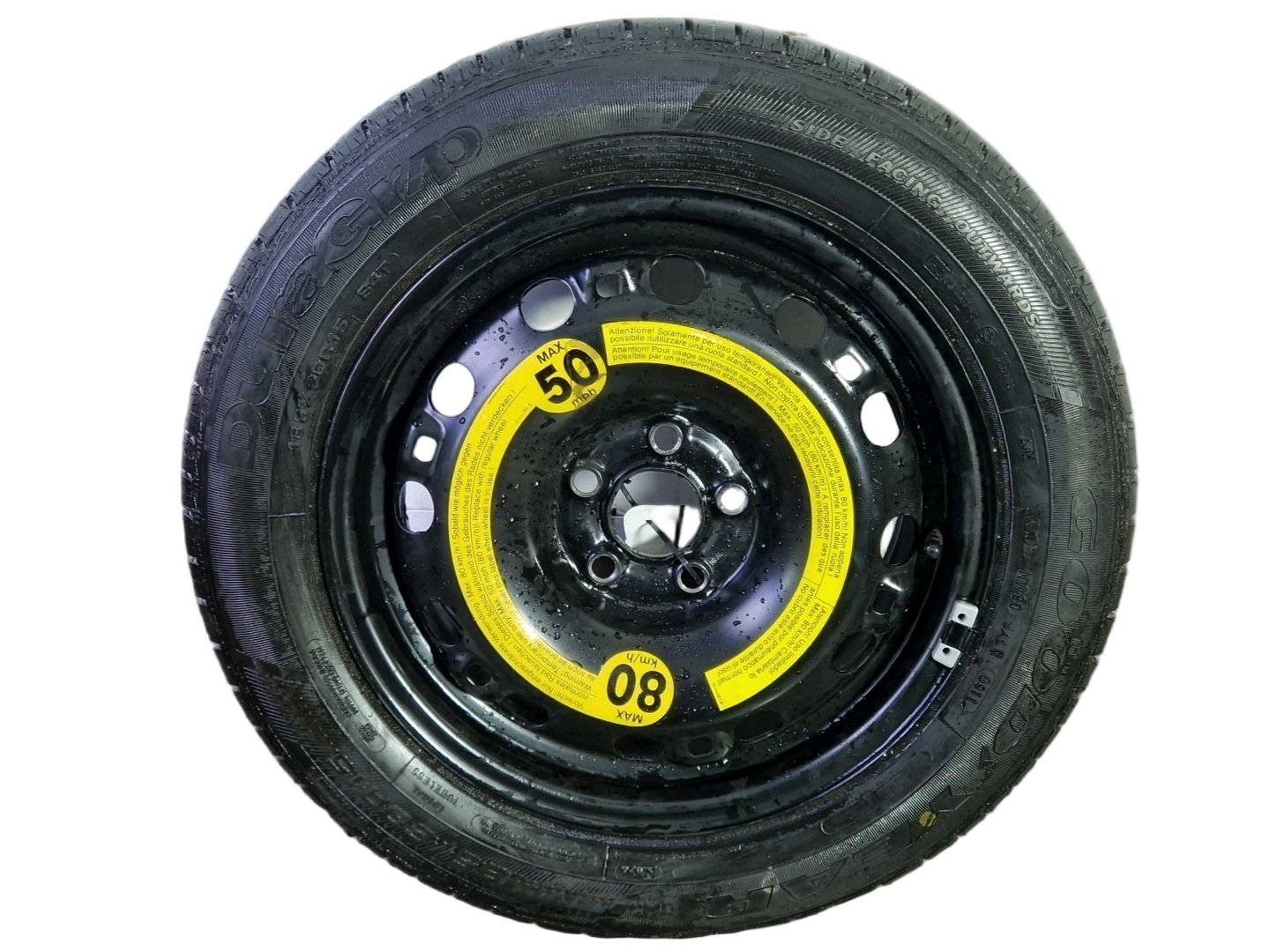 Volkswagen Polo MK5 (6R) Hatchback 15" Spare Wheel 185/60/15 ~7mm