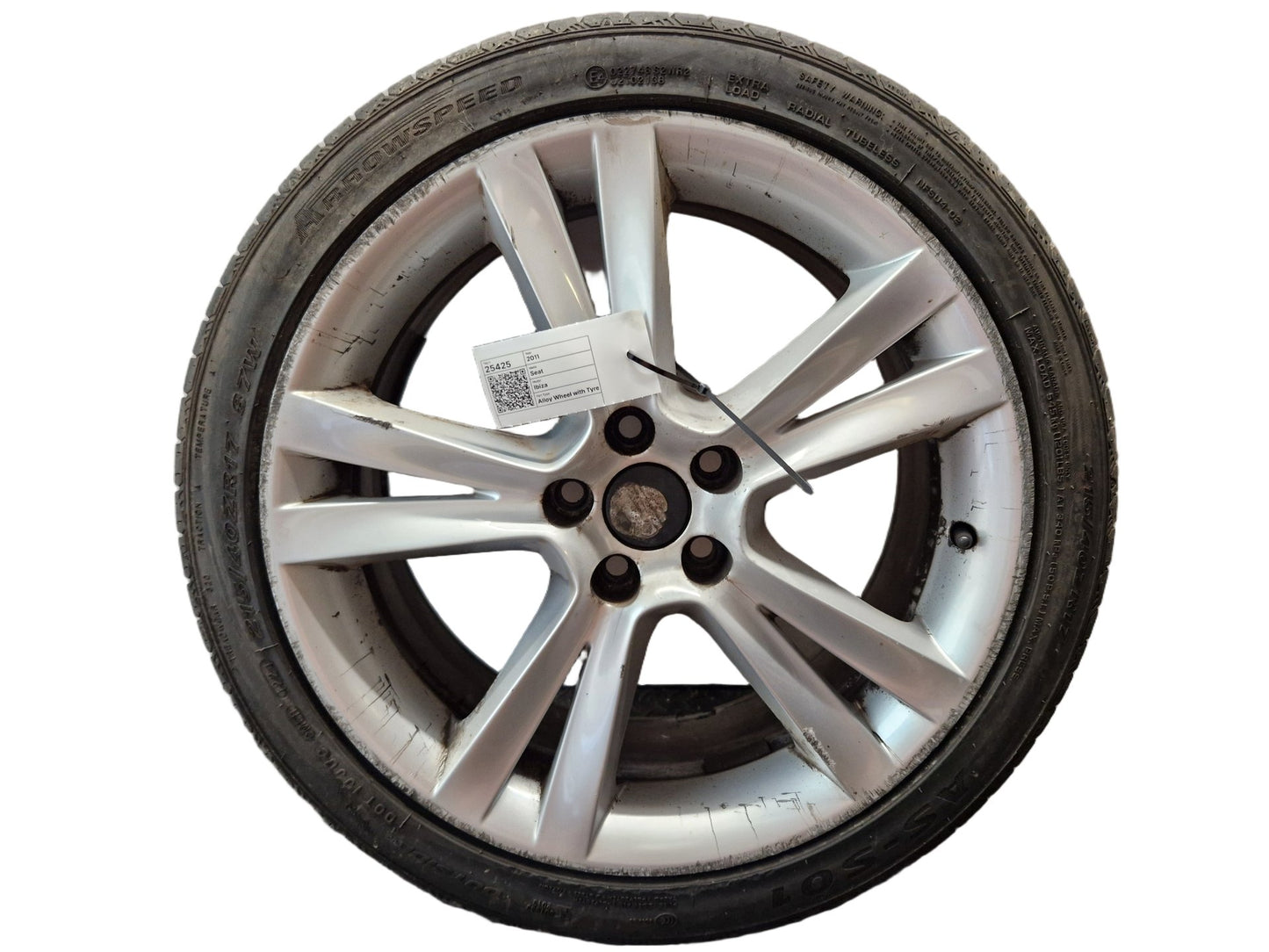 Seat Ibiza MK4 FL- 6J 17" Alloy Wheel with Tyre 215/40/17 ~6mm