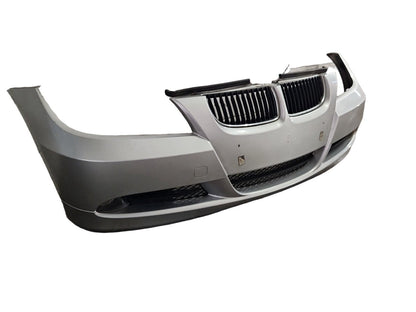 BMW 320d E90 Saloon Complete Front Bumper in Titanium Silver 354
