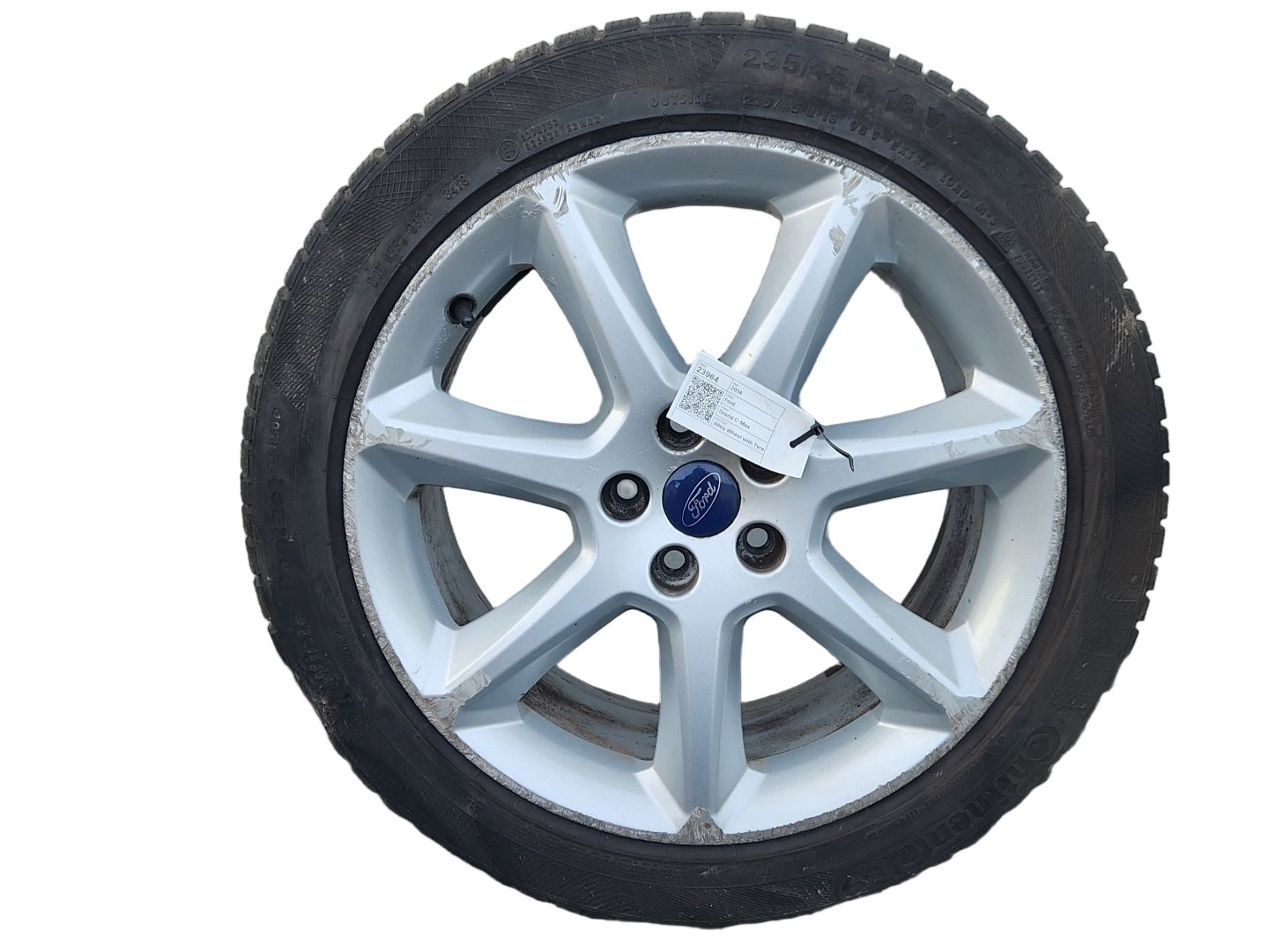 Ford Grand C-Max MK2 (C344) 18" Alloy Wheel with Tyre 235/45/18 ~4mm AM5J1007BC