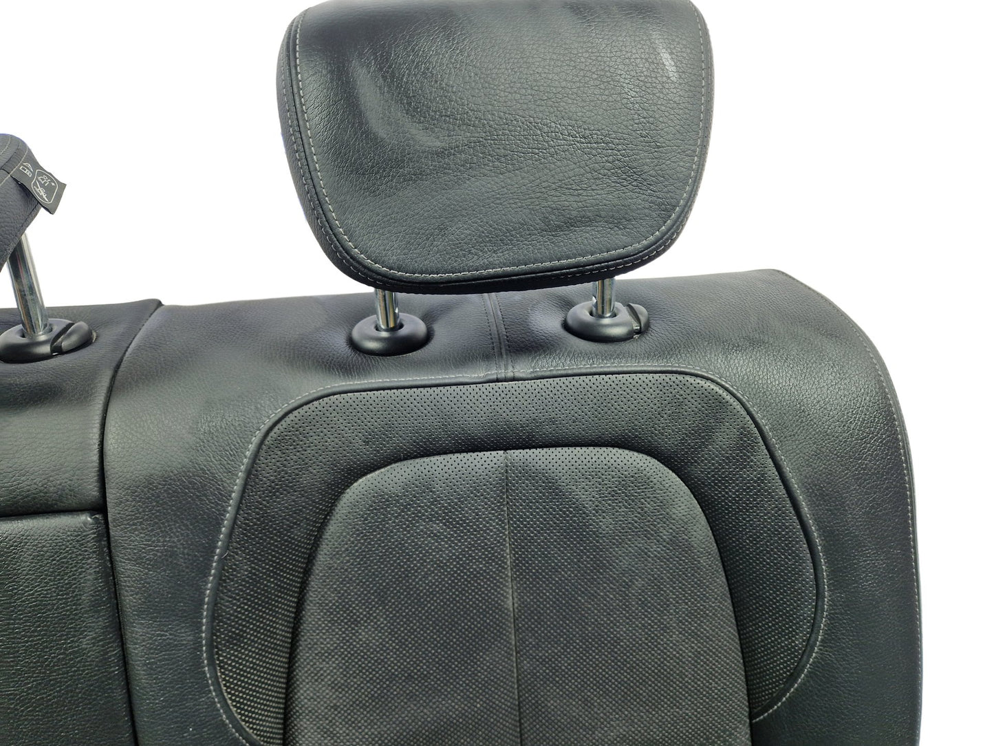 BMW F46 Rear Left N/S Passenger Side Black Leather Seat