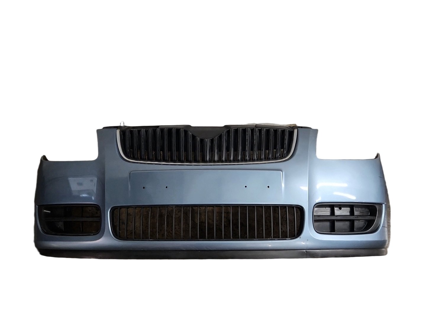 Skoda Fabia 5J Hatchback Complete Front Bumper in Grey 5T/ F5X