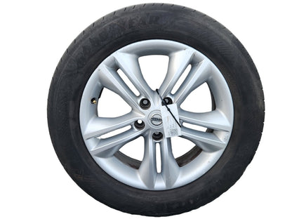 2012 Nissan Qashqai MK1 FL (J10) 17" Alloy Wheel with Tyre 215/60/17 ~4mm