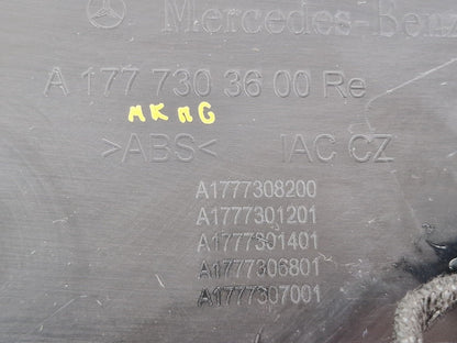 18-ON MERCEDES BENZ A CLASS W177 OEM REAR DRIVER SIDE RIGHT DOOR PANEL TRIM