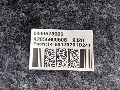 14-21 MERCEDES BENZ C220d W205 OEM FLOOR PANEL MAT LINER CARPET A2056800506