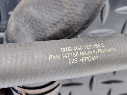 12-18 AUDI A6 C7 GENUINE WATER COOLANT PIPE HOSE 8K0122293F 4G0122055D