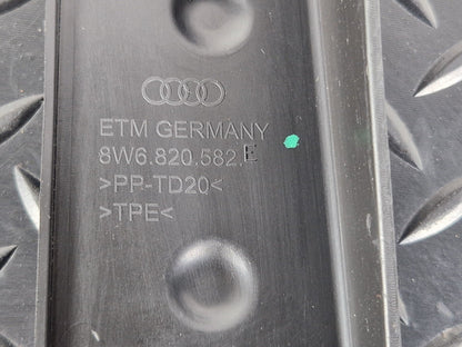 16-24 AUDI A5 F5 CONVERTIBLE RIGHT FENDER PROTECTION COVER 8W6820582E