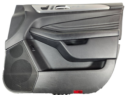 11-19 MERCEDES BENZ ML W166 OEM FRONT RIGHT O/S BLACK LEATHER DOOR CARD PANEL