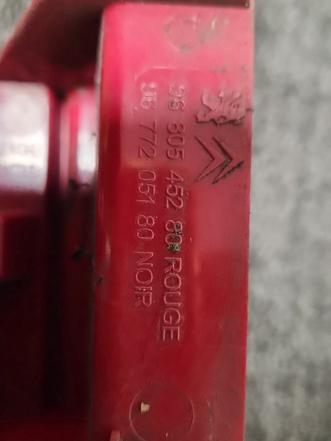 2008 Peugeot Partner MK2 (PH1) (B9) Genuine Rear Left N/S Tail Light 9680545280