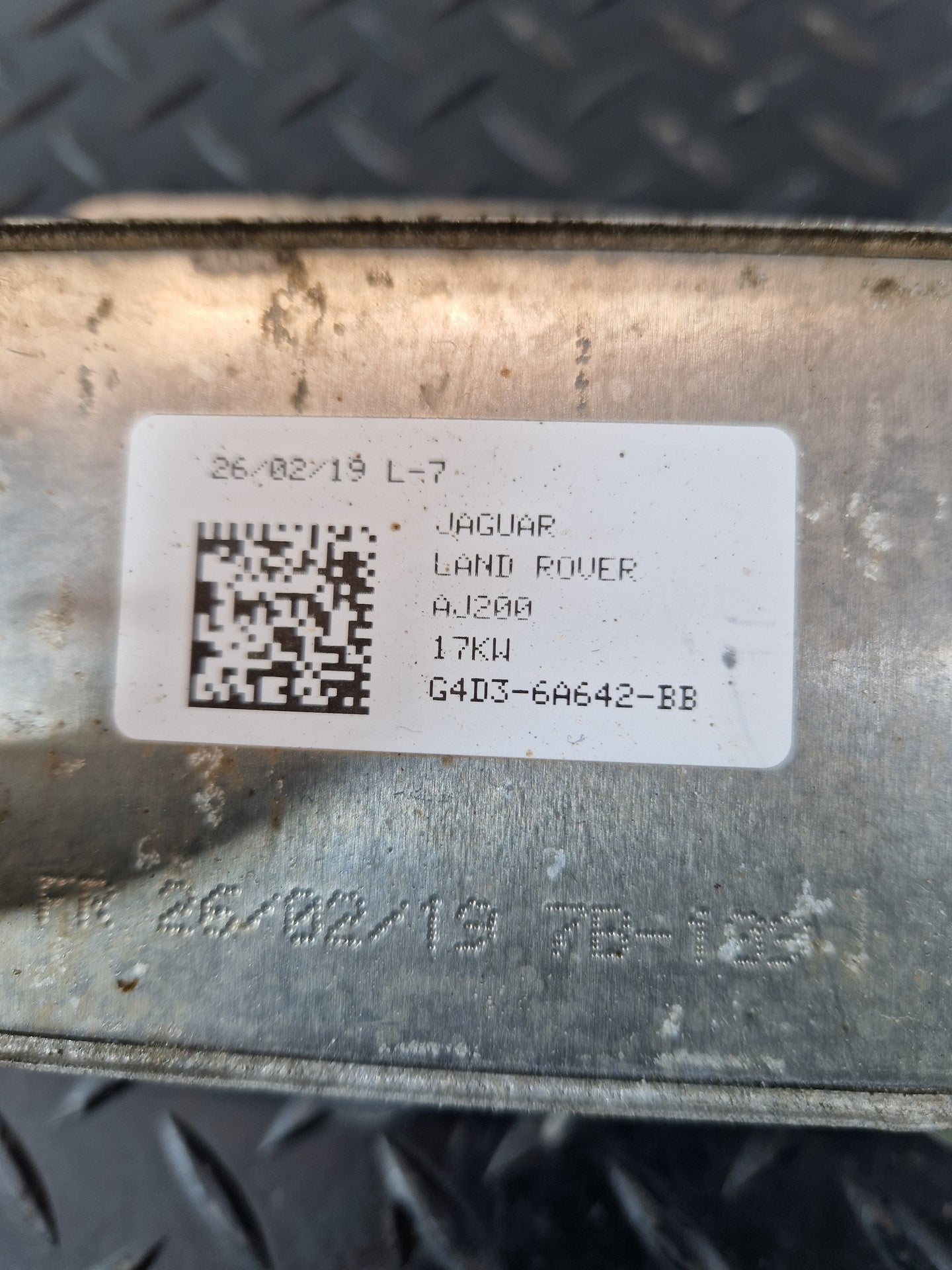 Land Rover Range Rover Evoque L551 Engine Oil Cooler G4D36A642BB