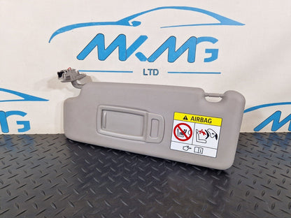 16-22 BMW X1 F48 GENUINE SUN VISOR LEFT PASSENGER SIDE IN GREY 7452561