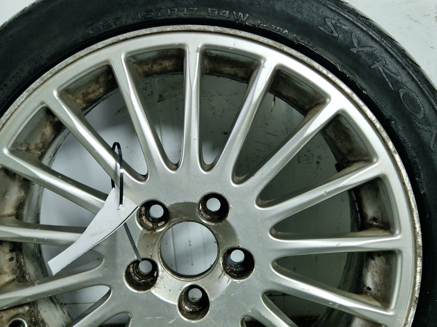 Volvo S60 MK1 17" Alloy Wheel with Tyre 225/45/17 ~4mm 8623719