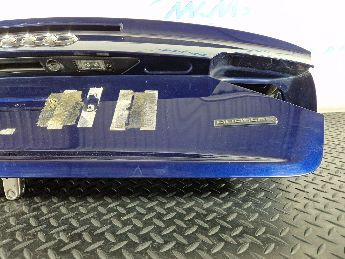 12-17 AUDI S5 CONVERTIBLE REAR TAILGATE BOOT LID IN BLUE LX5P 8F0827023D