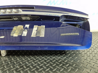 12-17 AUDI S5 CONVERTIBLE REAR TAILGATE BOOT LID IN BLUE LX5P 8F0827023D