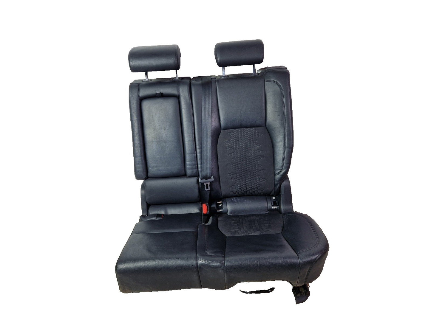 14-19 LAND ROVER L550 DISCOVERY REAR LEFT N/S 2ND ROW LEATHER DOUBLE TWIN SEAT