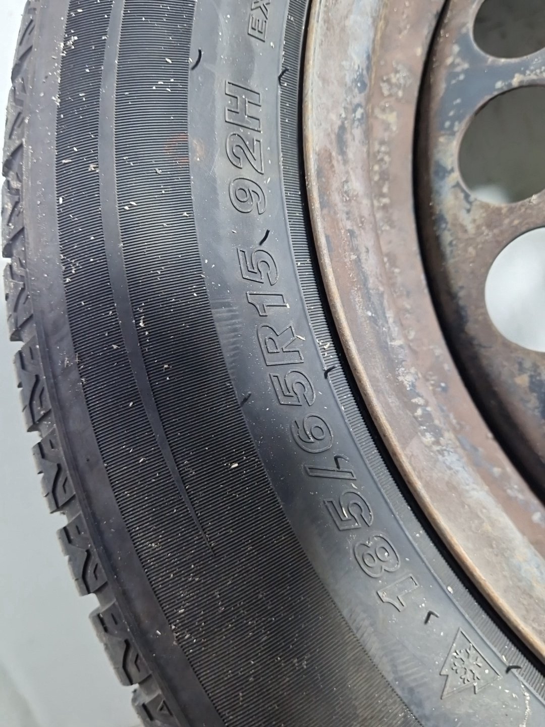 Vauxhall Corsa MK3 (D) (4400) Hatchback Steel Wheel with Tyre 185/65/15 ~6mm